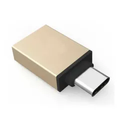 OTG Type C (без кабеля) 3.0 TU006 Gold. Фото 3