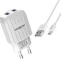 Мзп Moxom KH-48 2in1 Micro 2Usb/2.4a White. Фото 5