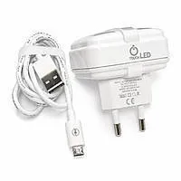 Мзп Moxom MX--HC33 2in1 Micro 2Usb/2.4a Led White. Фото 5