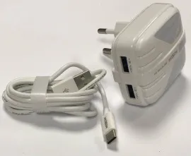 Мзп Moxom MX--HC33 2in1 Type C 2Usb/2.4a Led White. Фото 6