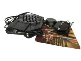 Ігровий набір для телефона 5in1 (клавіатура, мишка, коврик, підставка, Hub). Фото 9