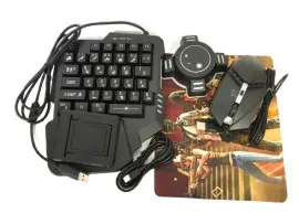 Ігровий набір для телефона 5in1 (клавіатура, мишка, коврик, підставка, Hub). Фото 8