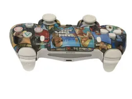 Джойстик PS4 Безпровідний (Orig logo) GTA. Фото 7