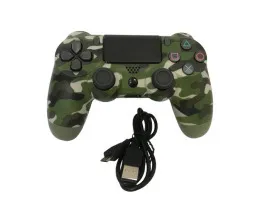 Джойстик PS4 Безпровідний (no logo) Green Камуфляж. Фото 5