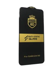 Захисне скло Samsung A34/A346 5D Black. Фото 2