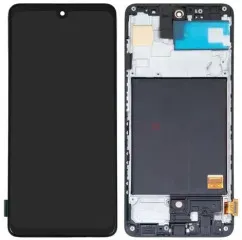 Lcd + Touchscreen Samsung A51/A515 Black Oled з рамкою (big lcd). Фото 2