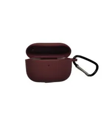 Чохол для Airpods Pro 2 (full+carabine) Bordo. Фото 3