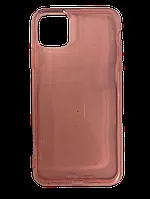 Силікон iPhone 11 Pro Max - Прозорий Рожевий