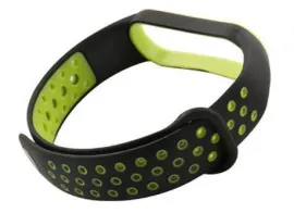 Браслет Mi Band 5/6/7 Sport Black/Green. Фото 2