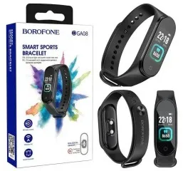 Фітнес браслет Borofone DGA08 Black. Фото 7