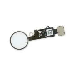 Flat Cable Iphone 7/Iphone 7+/Iphone 8/Iphone 8+ home 3rd gen White. Фото 2