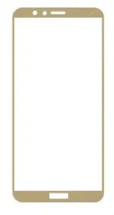 Захисне скло Huawei Honor 7X 3D-Картон Gold. Фото 3