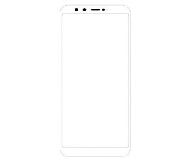 Захисне скло Huawei Honor 9 Lite 5D White