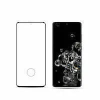 Захисне скло Samsung G988/S20 Ultra 5D (з вирізом під сканер) Black