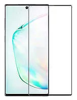 Захисне скло Samsung Note 10/N970 5D (з вирізом під сканер) Black