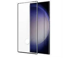 Захисне скло Samsung S918/S23 Ultra 5D (з вирізом під сканер) Black