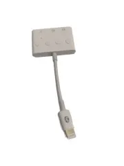 Адаптер Lighting to 2*Aux and Lighting JH-A01. Фото 2