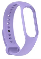 Браслет силіконовий Mi Band 5/6/7 Light Violet. Фото 2