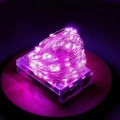 Гірлянди на батарейку + usb нитка 100 діодів 10м Rose. Фото 2