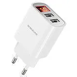 Мзп Borofone BA58A 2Usb/2.4A White. Фото 3