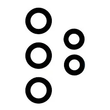 Camera glass Samsung A235 Galaxy A23 Black. Фото 2