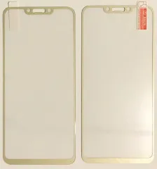 Захисне скло Huawei P Smart+/ Mate 20 Lite/Honor Play 3D-Картон Gold. Фото 3