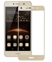 Захисне скло Huawei Y5 2017 3D-Картон Gold