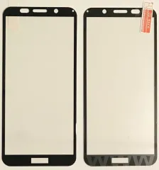 Захисне скло Huawei Y5 2018/Honor 7A/ Y5p (2020) 3D-Картон Black. Фото 3