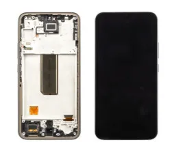 Lcd + Touchscreen Samsung A34/A346 Black Oled з рамкою (small lcd)