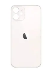 Задня кришка Iphone 12 White (великий отвір)