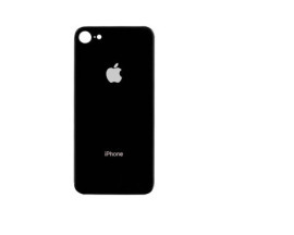 Задня кришка Iphone 8 Black (великий отвір)