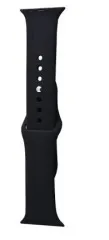 Браслет силіконовий для Apple watch 38mm/40mm/41mm Black. Фото 2