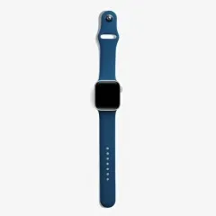 Браслет силіконовий для Apple watch 38mm/40mm/41mm Dark Blue. Фото 3