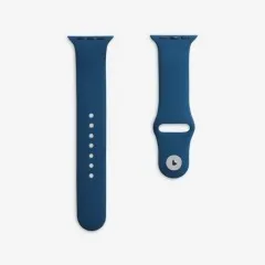 Браслет силіконовий для Apple watch 38mm/40mm/41mm Dark Blue. Фото 4