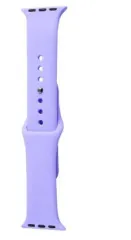 Браслет силіконовий для Apple watch 38mm/40mm/41mm Light Violet. Фото 2