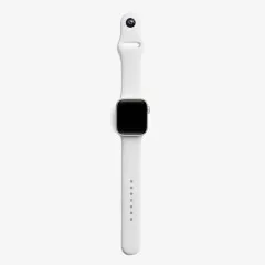 Браслет силіконовий для Apple watch 42mm/44mm/45mm/49mm White. Фото 3