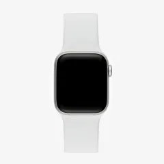 Браслет силіконовий для Apple watch 42mm/44mm/45mm/49mm White. Фото 5
