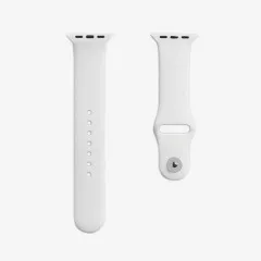 Браслет силіконовий для Apple watch 42mm/44mm/45mm/49mm White. Фото 7