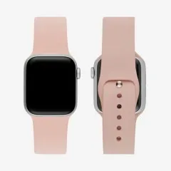 Браслет силіконовий для Apple watch 42mm/44mm/45mm/49mm Персик. Фото 3