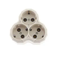 Трійник в розетку Ромашка. Фото 3