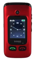 Телефон Sigma Comfort 50 Menol Red-Black. Фото 3
