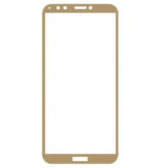 Захисне скло Huawei Y6 2018/Y6 Prime 2018/Honor 7A Pro 3D-Картон Gold. Фото 3