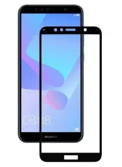 Захисне скло Huawei Y6 2018/Y6 Prime 2018/Honor 7A Pro 5D Black. Фото 3