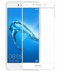Захисне скло Huawei Y7 2017 3D-Картон White. Фото 3