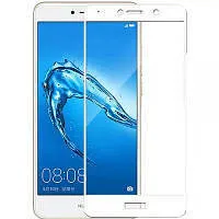 Захисне скло Huawei Y7 2017 5D White. Фото 3