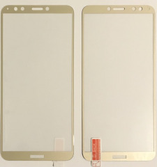 Захисне скло Huawei Y7 2018/Lenovo K5 Note 2018 3D-Картон Gold