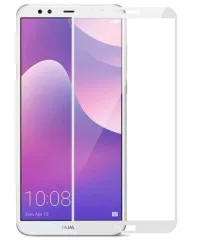 Захисне скло Huawei Y7 Pro 2018 3D-Картон White. Фото 3