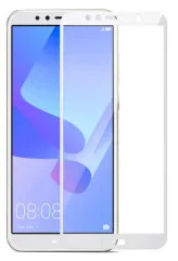 Захисне скло Huawei Y7 Pro 3D-Картон White. Фото 3