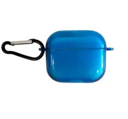 Чохол для Airpods 3 (Clear Neon) Blue. Фото 2