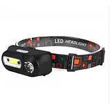 Ліхтарик KX-1804A/BL1804 на голову (з червоним світлом). Фото 3